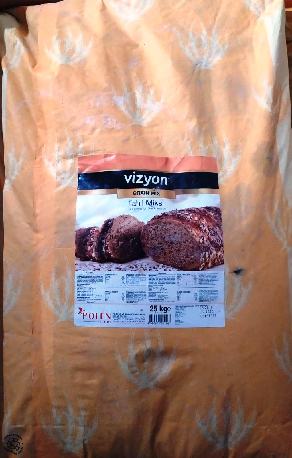 VİZYON EKMEK MİKSİ TAHIL 25Kg