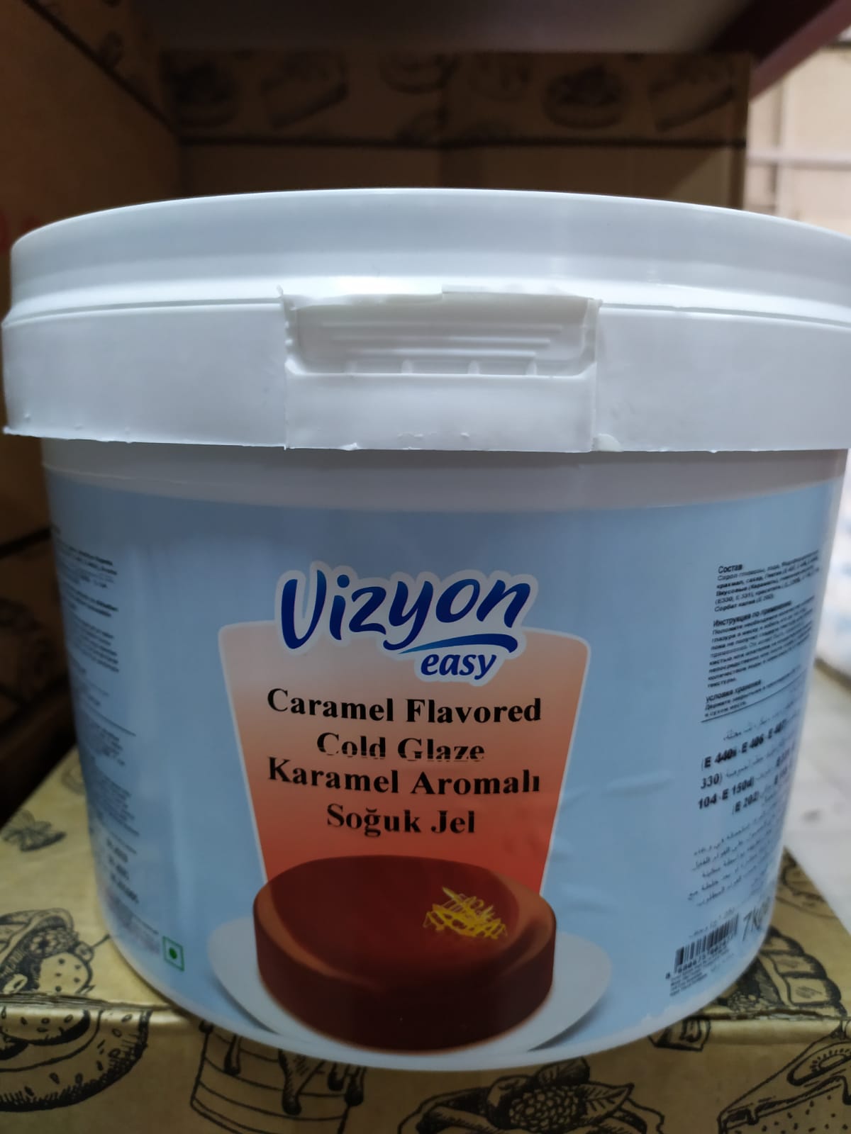 VİZYON EASY SOĞUK JÖLE KARAMEL 7kg*4ad