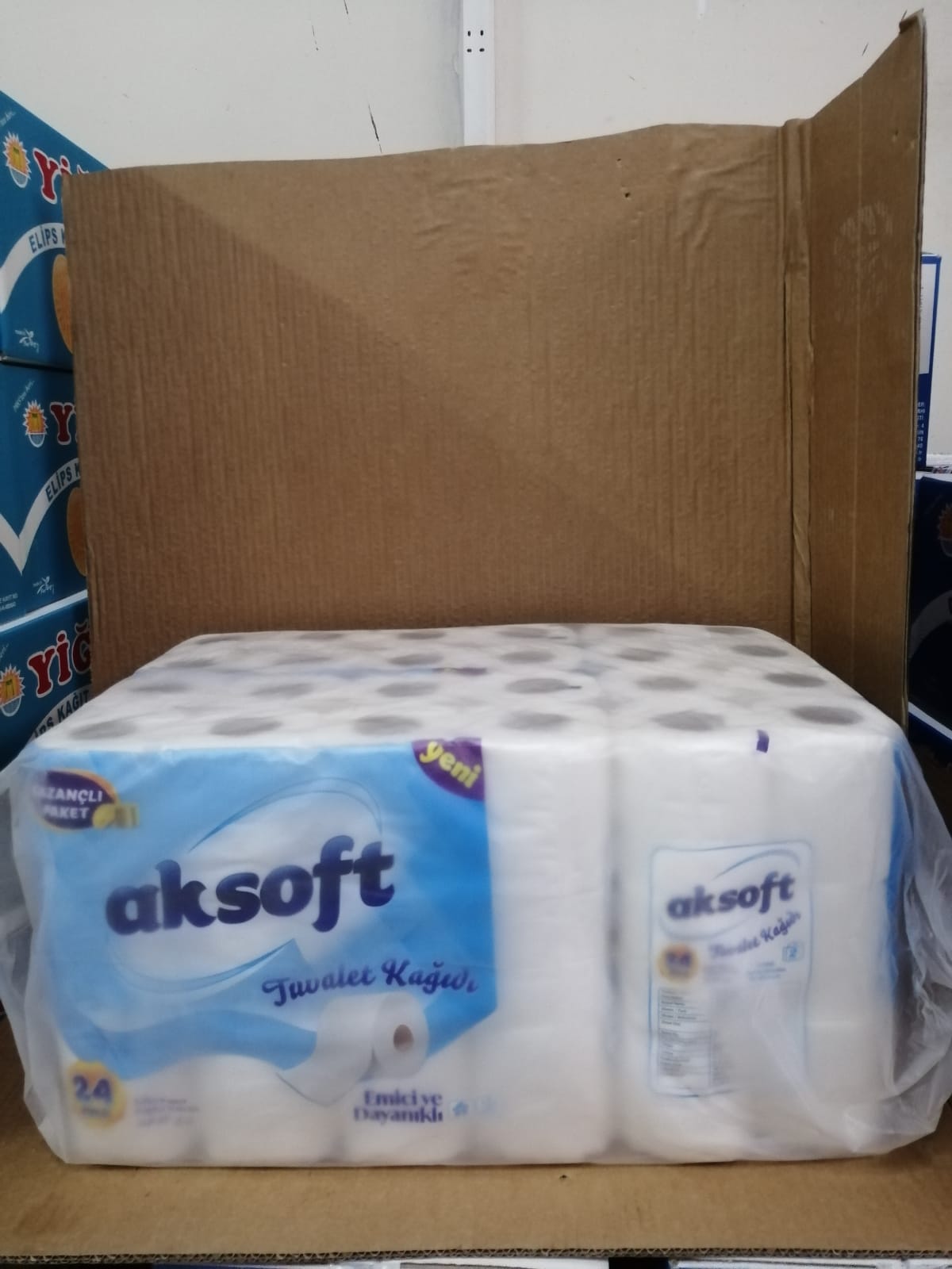 AKSOFT SÜPER BEYAZ TUVALET KAĞIDI 24adet*3pk 