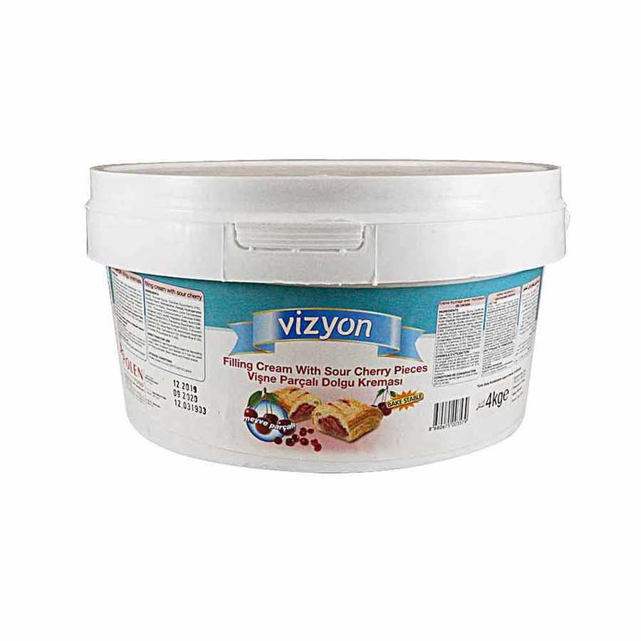 VİZYON DOLGU (MEYVE PARÇALI) VİŞNE 6kg*4ad